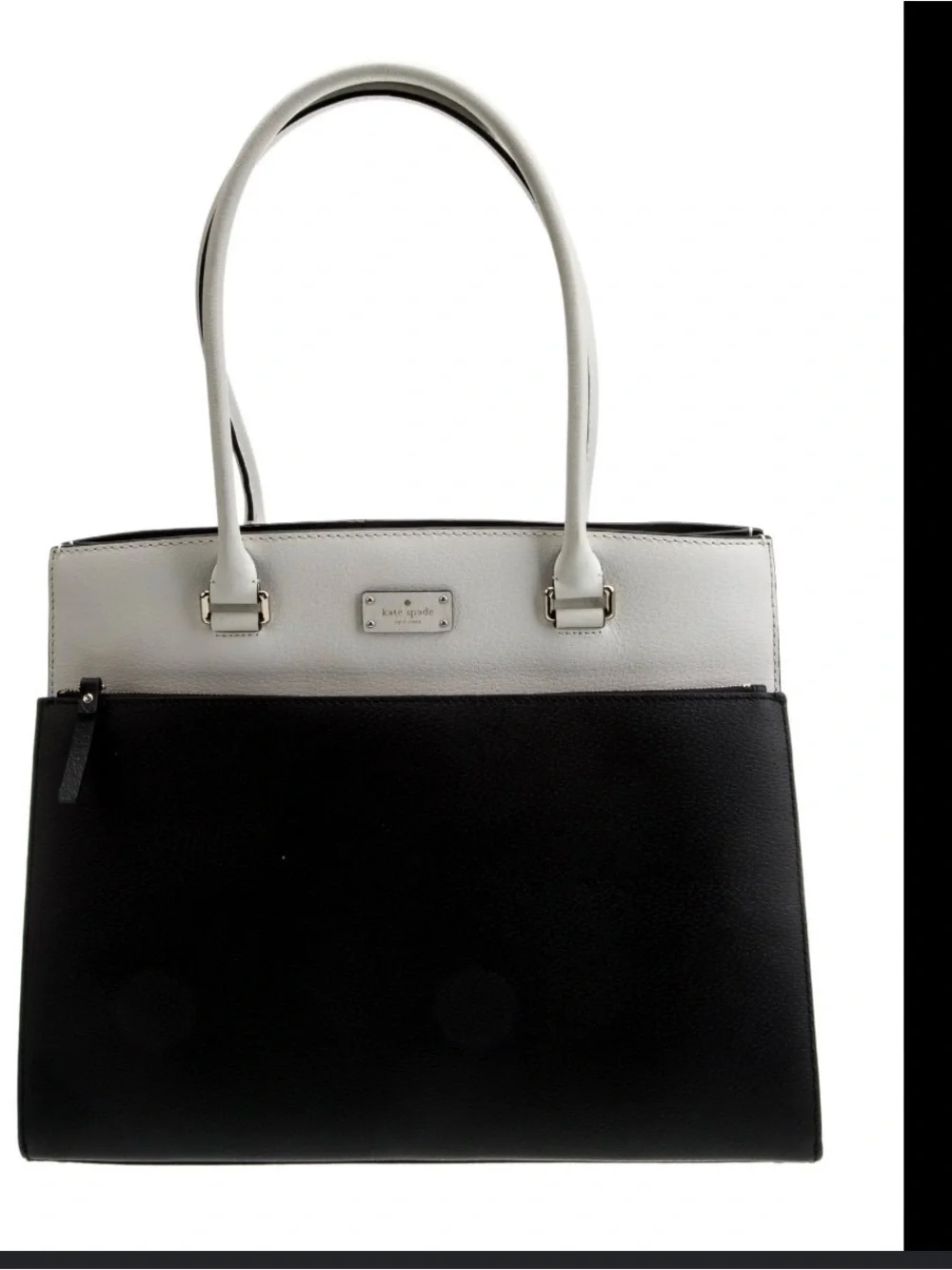 kate spade Black and White Colorblock Tote